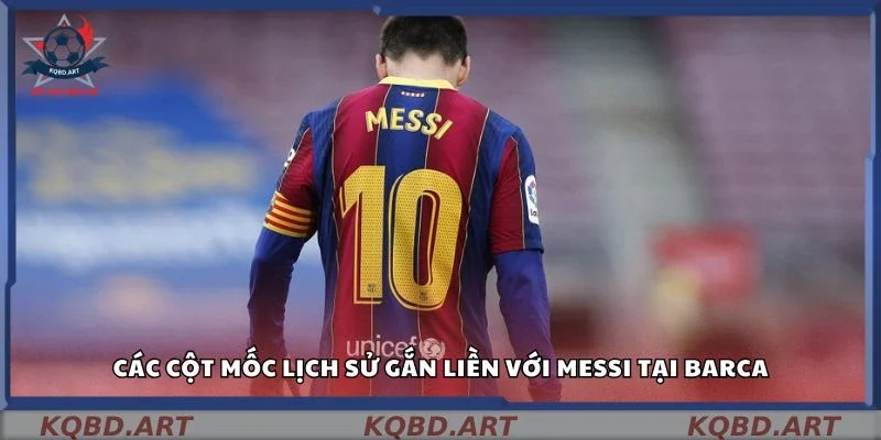Các cột mốc lịch sử gắn liền với Messi tại Barca