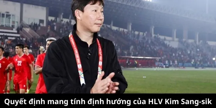 HLV Kim Sang-sik đặt niềm tin vào lộ trình phát triển cầu thủ trẻ